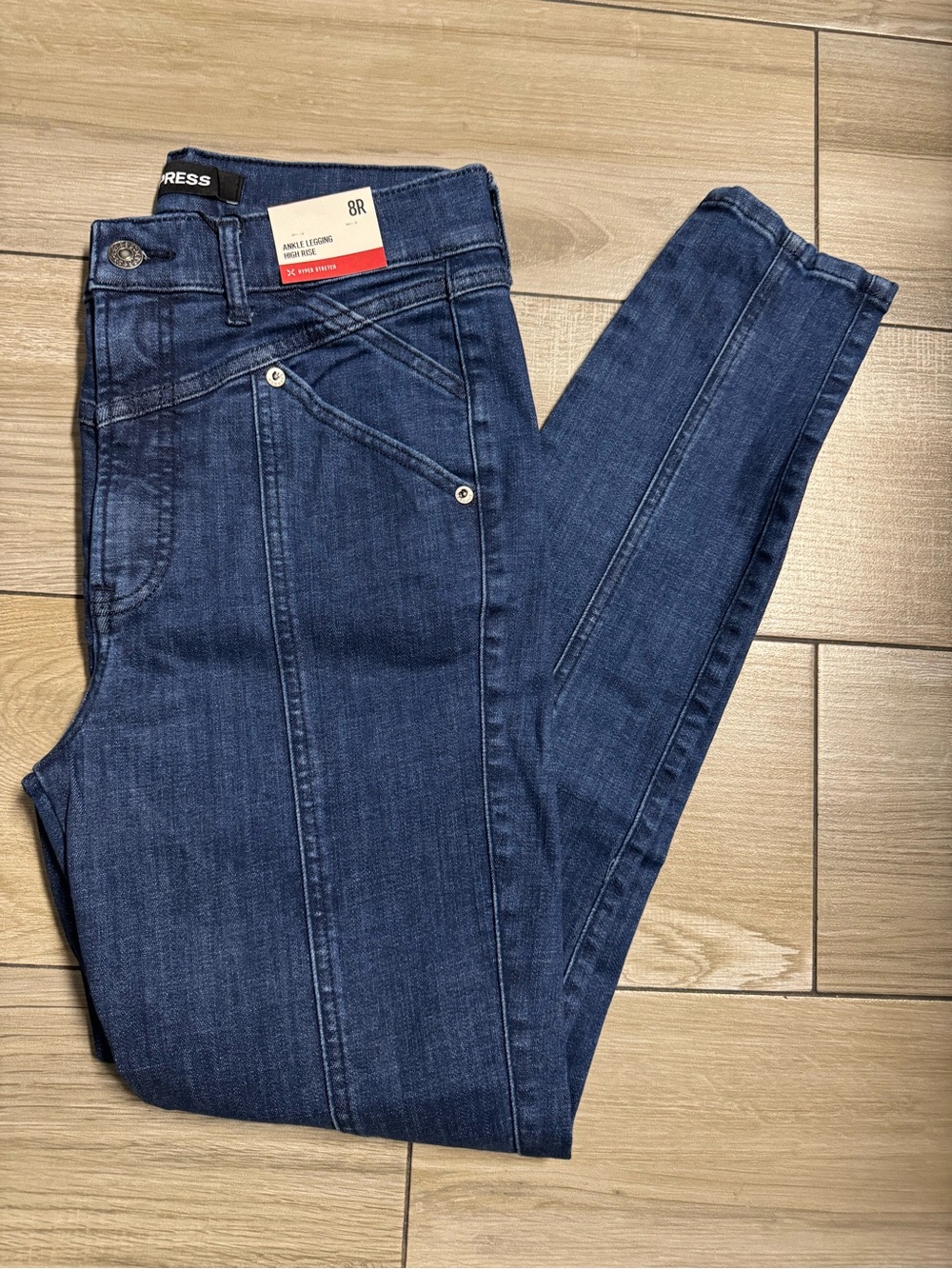 Express Women’s Dark Blue Jeggings - Slim Fit size 8R